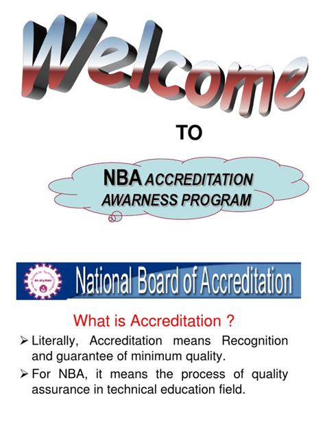 NBA Awareness PDF Iso 9000 Vocational Education - Scribd