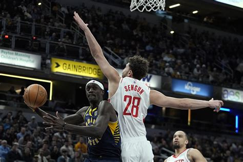 NBA Siakam McConnell helps Pacers clip Rockets Unbearable awareness is