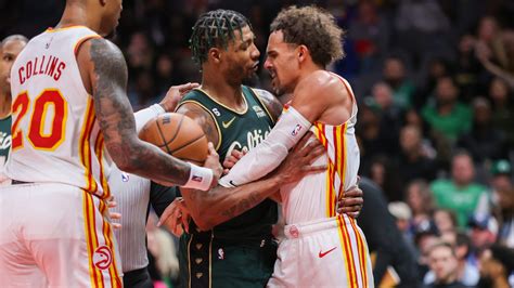 NBA official explains why Celtics’ Marcus Smart was ejected after altercation with Hawks’ Trae Young