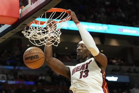 NBA takes rebound away from Miami’s Bam Adebayo, denying him rare 20-rebound triple-double