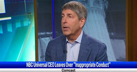 NBCUniversal CEO Shell departs over ‘inappropriate conduct’