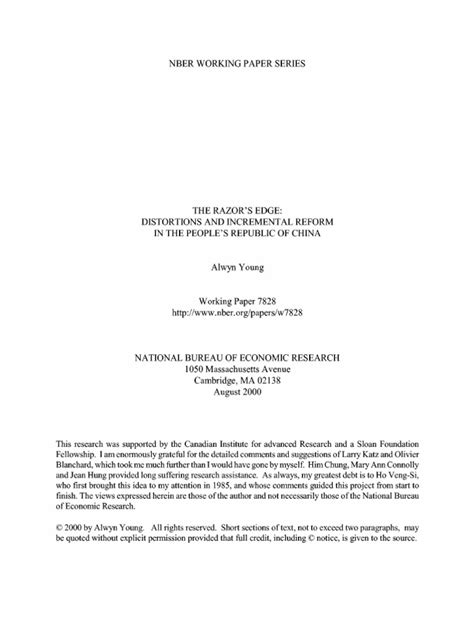 NBER WORKING PAPER SERIES - National Bureau of Economic … - wintechmobiles.com