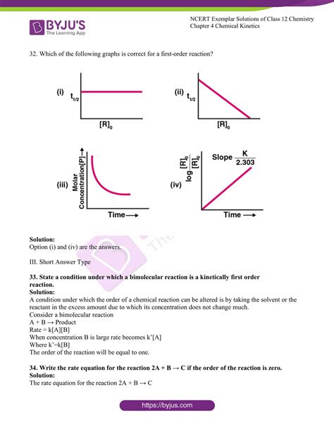 NCERT Solutions class 12 Chemistry Chemical kinetics In text question