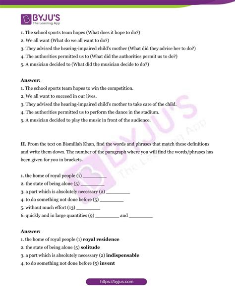 NCERT Solutions for Class 9 English Chapter 13 - Packing