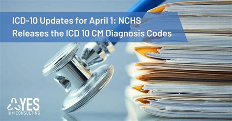 NCHS Releases 2024 ICD 10 CM Diagnosis Codes for April 1