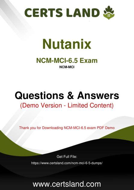 NCM-MCI-6.5 Dumps Deutsch