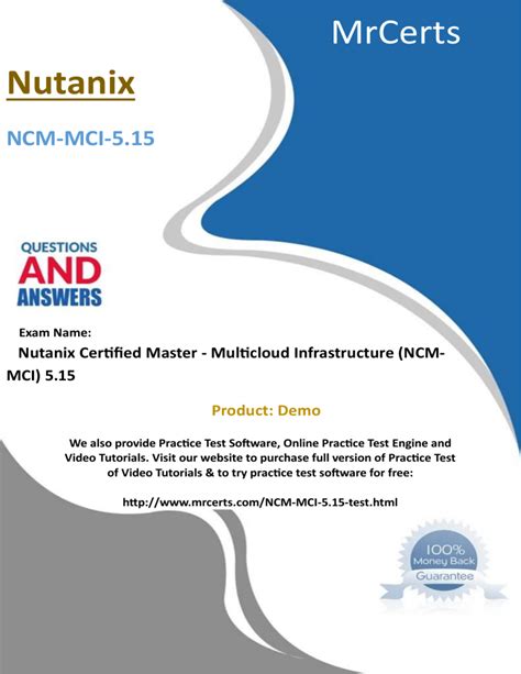 NCM-MCI-6.5 PDF Demo