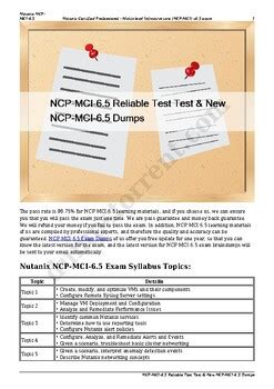 NCM-MCI-6.5 PDF Demo