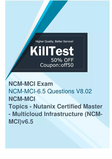 NCM-MCI-6.5 Testantworten