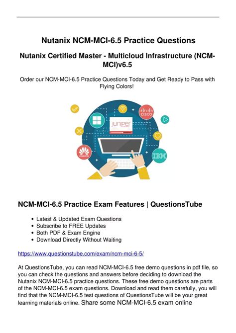 NCM-MCI-6.5 Trainingsunterlagen