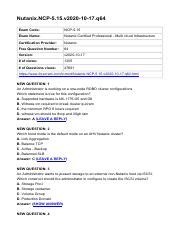 NCP-5.15 PDF Testsoftware