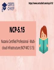 NCP-5.15 Zertifizierung