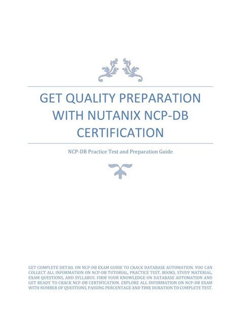NCP-DB Prüfungs