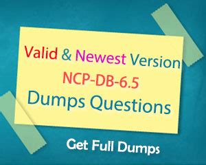 NCP-DB-6.5 Echte Fragen