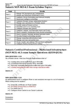 NCP-DB-6.5 Exam