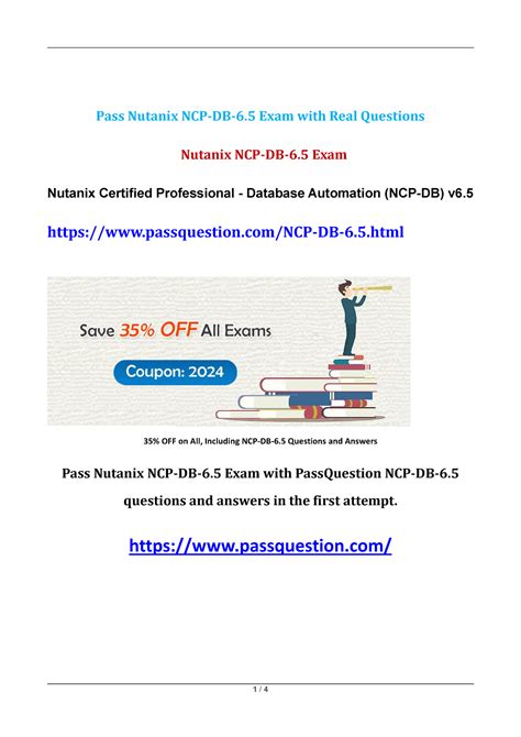 NCP-DB-6.5 PDF Testsoftware