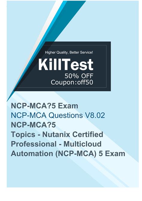 NCP-MCA Prüfungsfragen