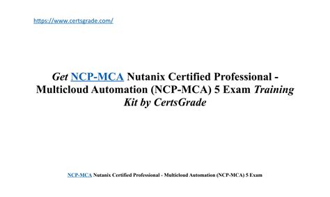 NCP-MCA Zertifizierungsfragen