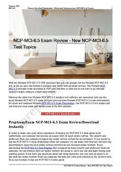 NCP-MCI-6.5 Exam Fragen