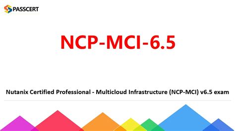 NCP-MCI-6.5 PDF Testsoftware
