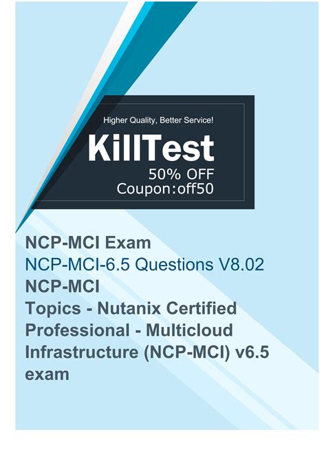 NCP-MCI-6.5 PDF Testsoftware