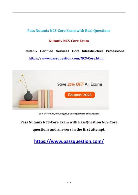 NCS-Core PDF Testsoftware