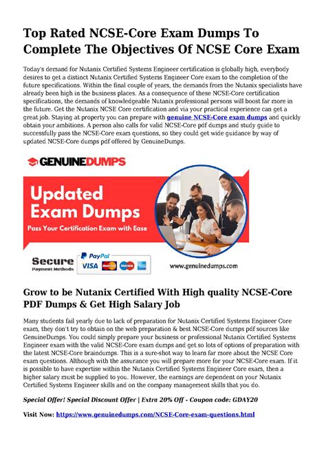 NCSE-Core Authorized Test Dumps