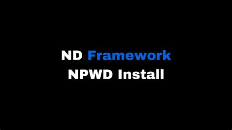 NDFramework Quick Pack