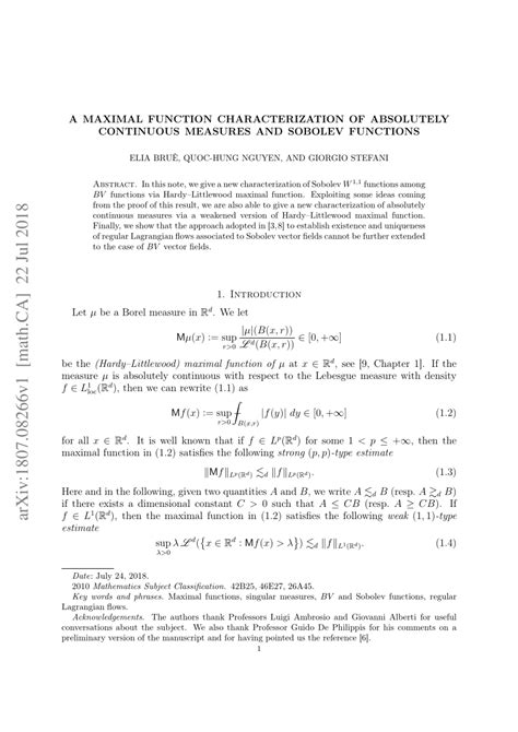 Necessary Aand Sufficient Characterization Of Absolutely Continuous ... - wintechmobiles.com