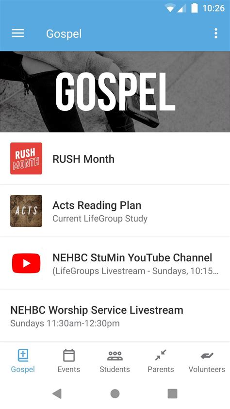 NEHBC Student Ministry APK Download for Android 