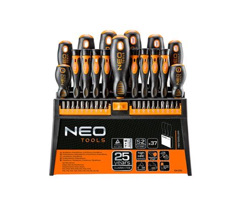 NEO TOOLS Zestaw wkrętaków i końcówek wkrętakowych 37 …