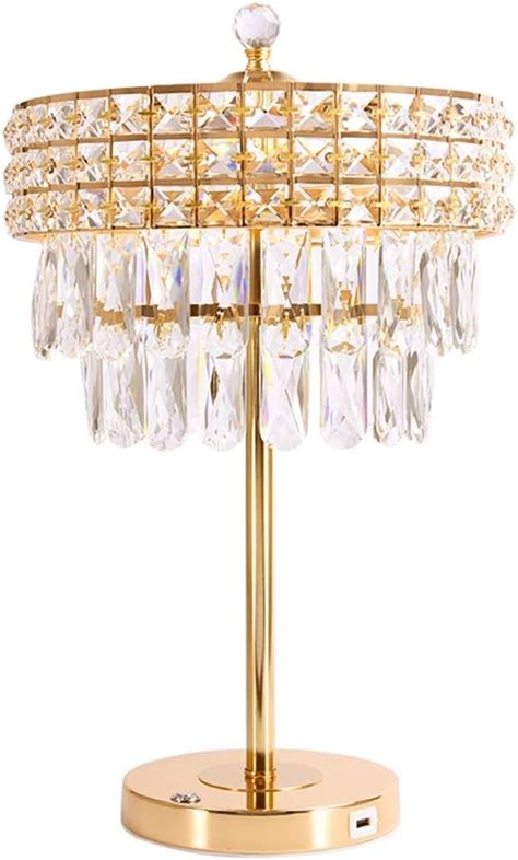 NEOCHY Table Lamps,Reading Lamp Desk Lamp Crystal Accent 21.7…