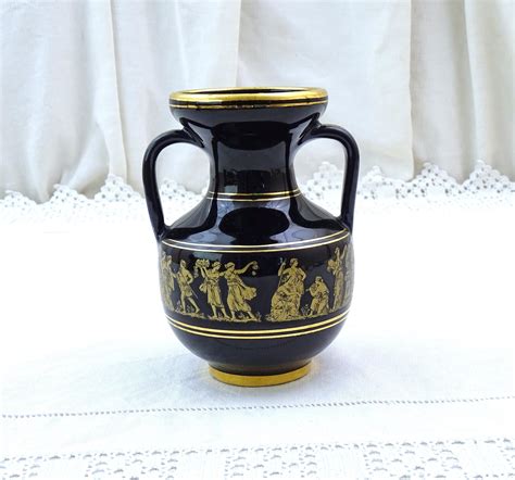 NEOFITOU KERAMIK Hand Made GREEK VASE 24 K Gold Vase …