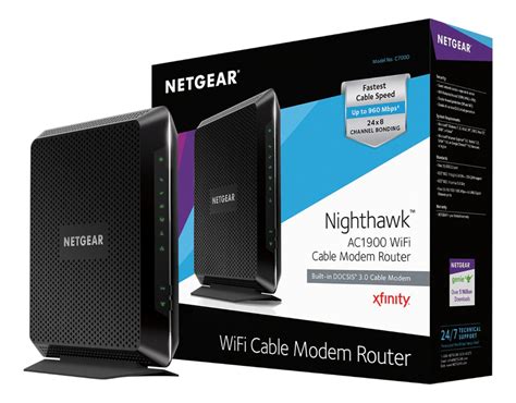 NETGEAR - Nighthawk AC1900 Router with DOCSIS 3.0 Cable …