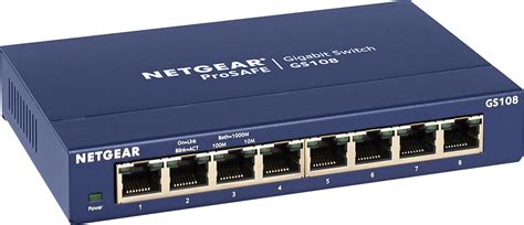 NETGEAR GS108 8-Port Unmanaged Gigabit Switch Review …