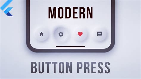 NEUMORPHIC BUTTON PRESS • FLUTTER - YouTube