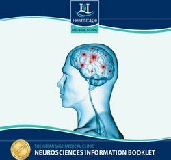 NEUROSCIENCES INFORMATION BOOKLET - THE HERMITAGE …