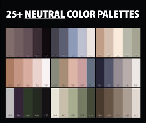 Neutral Color Palettes - Coolors - muktibox.com