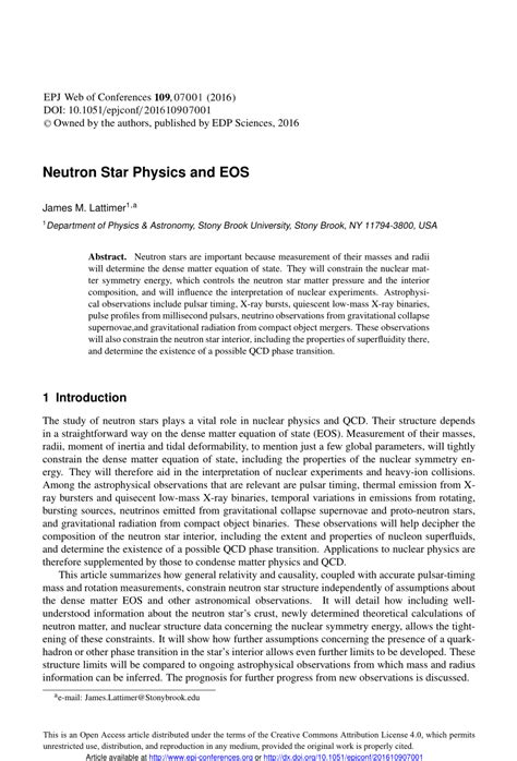 Neutron Star Physics Research by CHRIST University - wintechmobiles.com