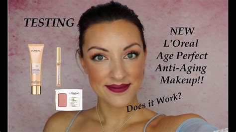 NEW!! Loreal age perfect BB cream, Concealer and blush review ... - YouTube