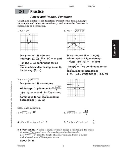 NEW! Glencoe Precalculus Homework Answers