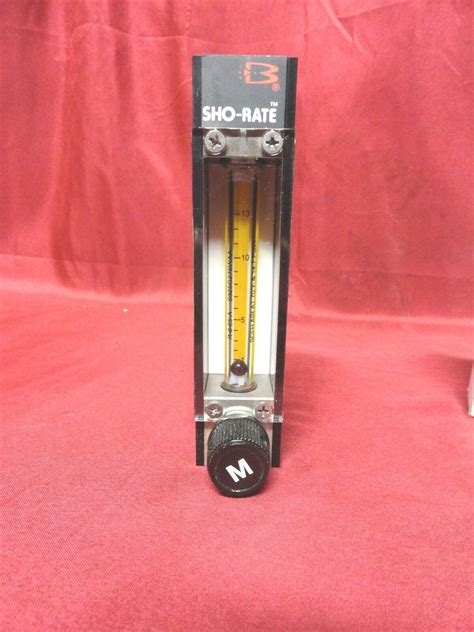 NEW BROOKS INSTRUMENT SHO-RATE ROTAMETER - MODEL: …