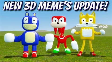 NEW CARS 3D SANIC CLONES MEMES in Garry