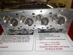 NEW CNC PORTED PB 9000 BB/CHEV RACING HEADS - RacingJunk Classifieds