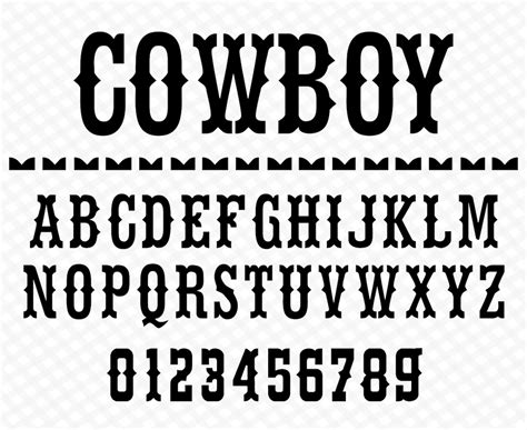 New Cowboy Font - muktibox.com