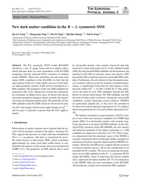 New Dark Matter Candidate Proposed - muktibox.com