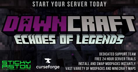 NEW DawnCraft server hosted in US - minecraft.curseforge.com