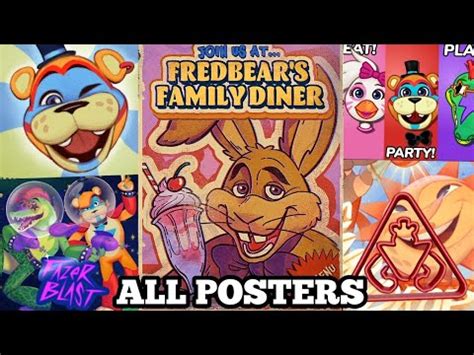 NEW FNAF SECURITY BREACH IN GAME POSTERS …