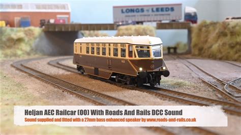 NEW Heljan AEC Railcar In OO Gauge With DCC Sound Fitted