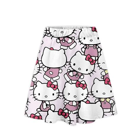 NEW Hello Kitty Sanrio 2006 Skirt Purse Pink Flower Print FAB